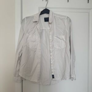 Abercrombie & Fitch Classic White Button Down Shirt Small
